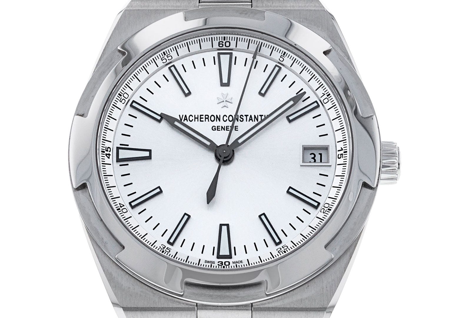 Rodolfo Gucci, played by Jeremy Irons, wears a Vacheron Constantin Overseas